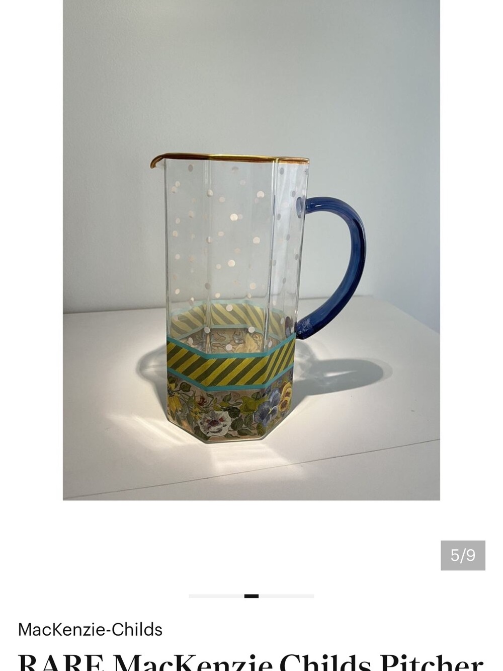 Mackenzie-Child’s Glass Set - Picture 3 of 4